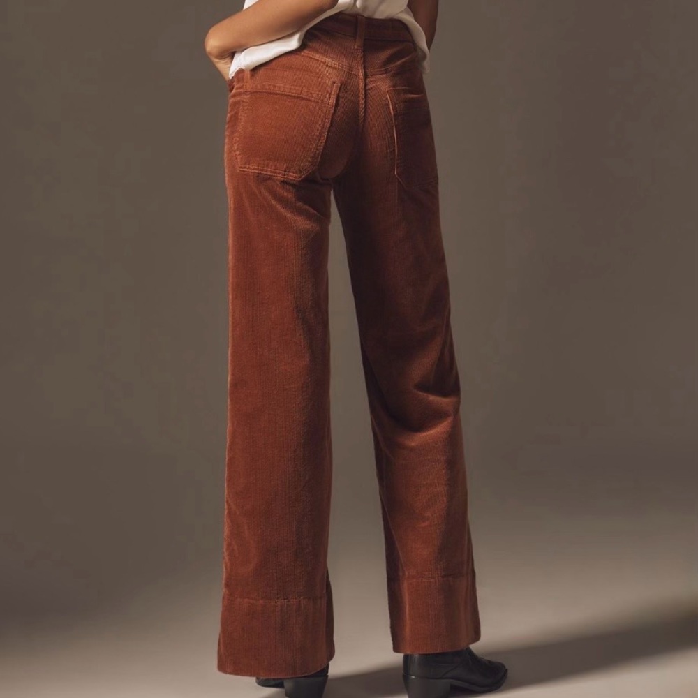 The Rylan High-Rise Flare Jeans by Pilcro: Corduroy Edition NWT - Picture 2 of 3